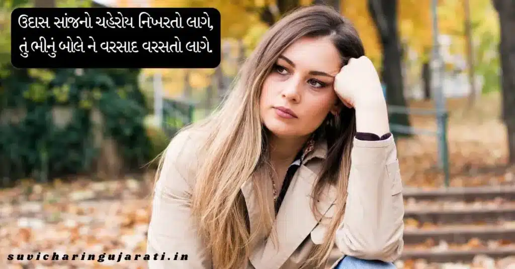 ઉદાસ શાયરી ગુજરાતી