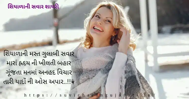 શિયાળાની સવાર